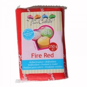 FunCakes Rolfondant Fire Red - 250 g