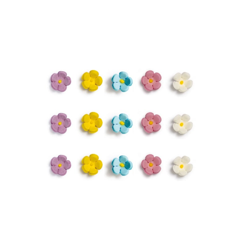 Kleine Diverse Bloemetjes Suiker - Afbeelding 2