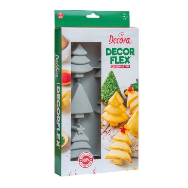Kerstbomen siliconen mal