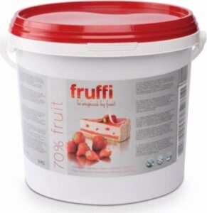 Taart- en Vlaaivulling Fruffi Aardbei Plus - 6 Kg