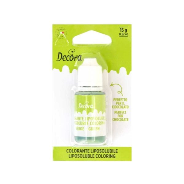 Decora Vetoplosbare Kleurstof Groen - 15 g