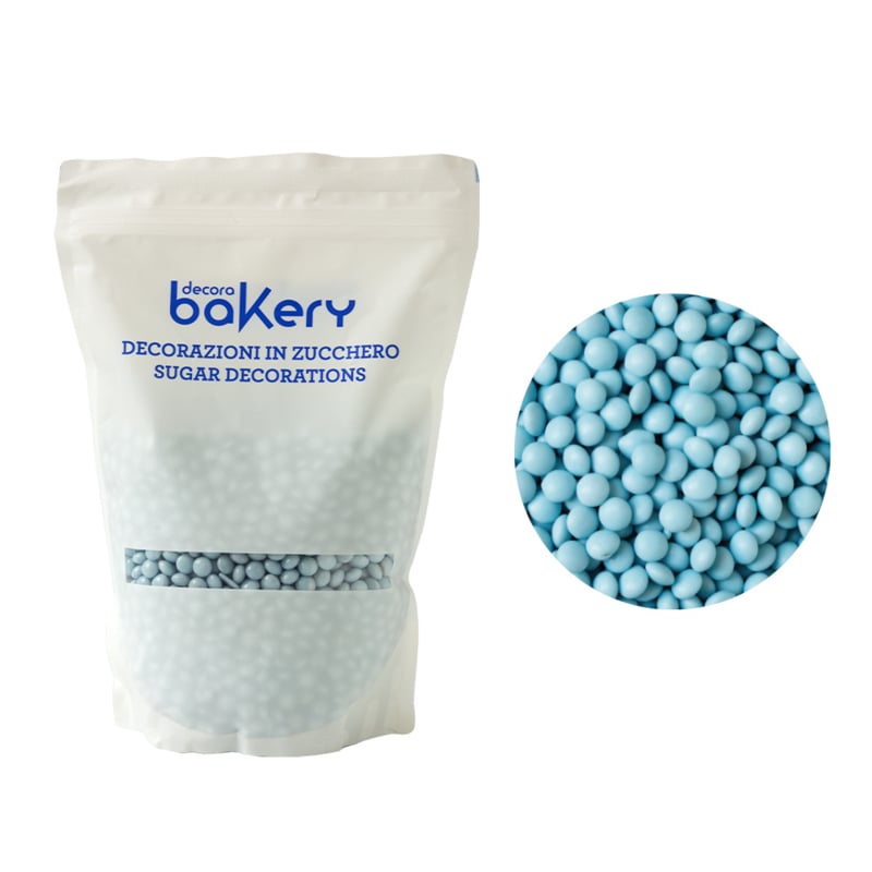 Choco Minilenzen Lichtblauw - 1 Kg