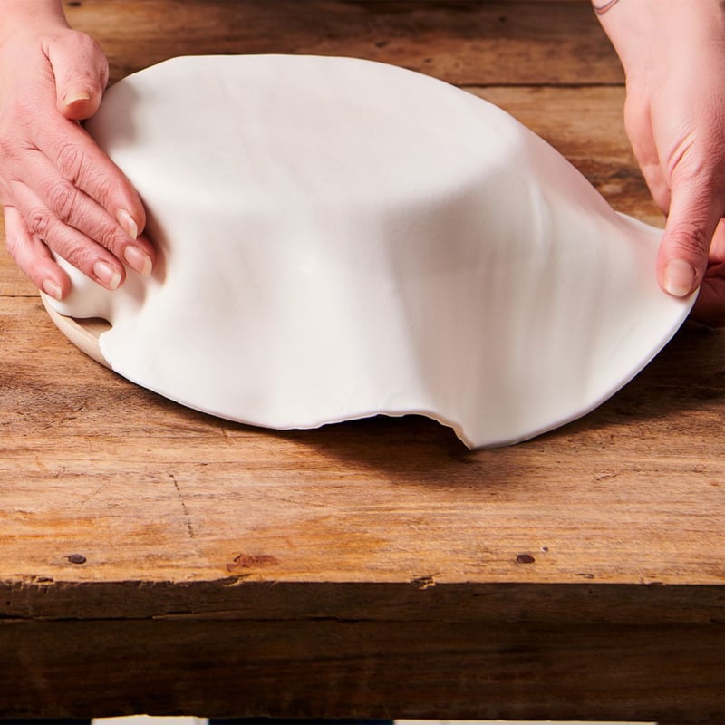 FUNCAKES READY ROLLED FONDANT DISC BRIGHT WHITE - Afbeelding 2