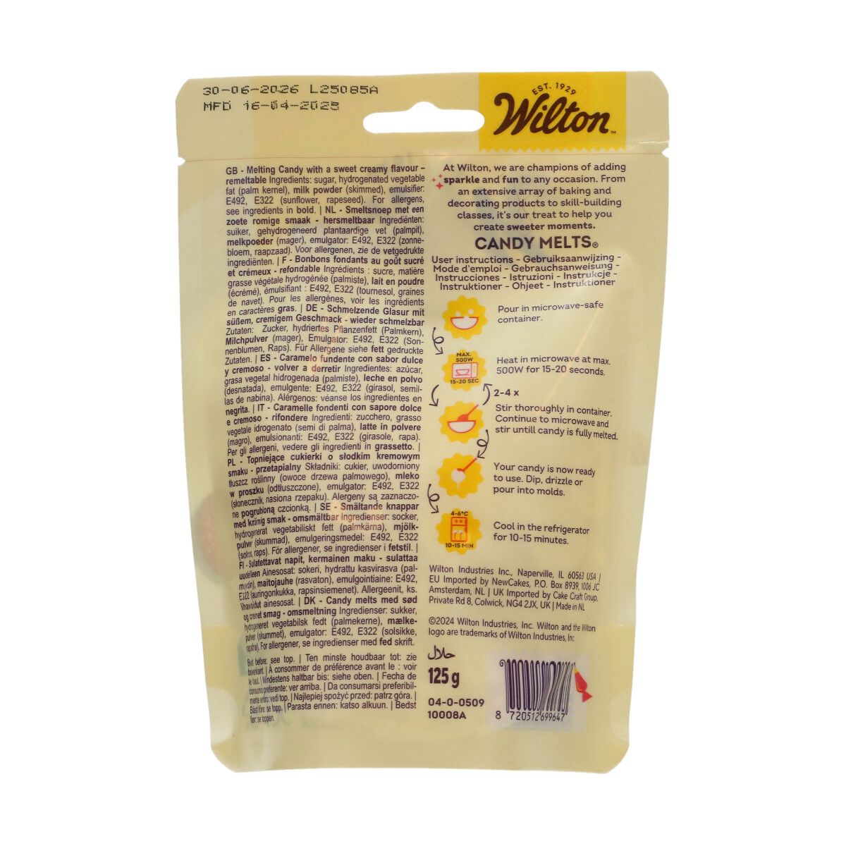 Wilton Candy Melts® 125g - Wit - Afbeelding 2