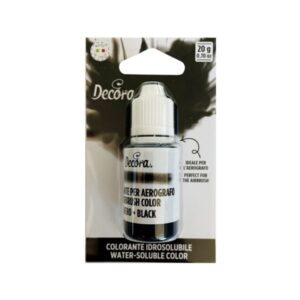 Decora Airbrush Kleurstof Zwart - 15 g