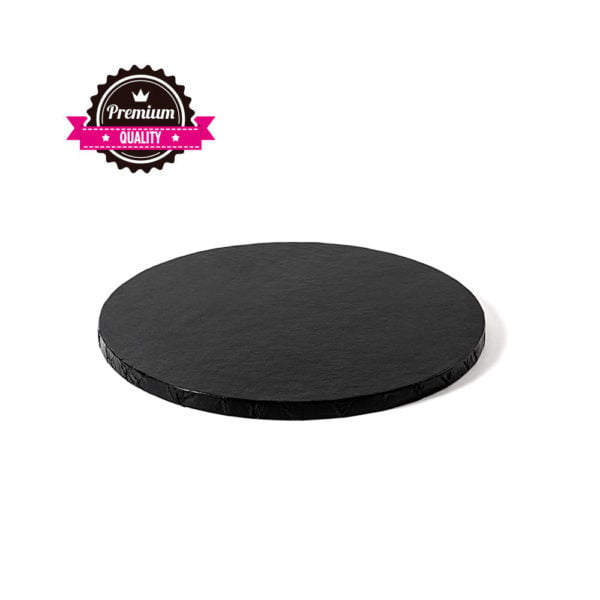 Taart Onderlegger / Drum Zwart 35 cm