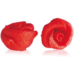 Marsepeinen Roosjes Rood - Set van 4