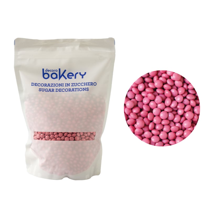 Choco Minilenzen Roze - 100 g