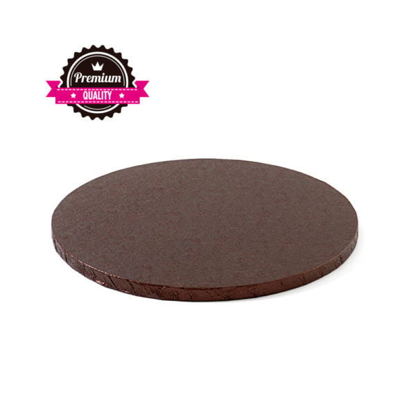 Taart Onderlegger / Drum Bruin 30 cm