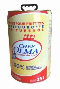 Chef Olma Frituurolie Blik - 25 Kg