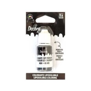 Decora Vetoplosbare Kleurstof Zwart - 15 g