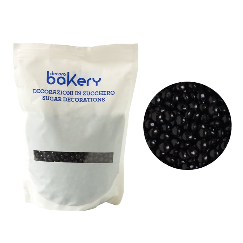Choco Minilenzen Zwart - 1 Kg