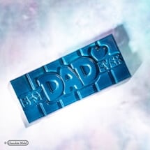 Chocoladevorm Tablet "best dad ever" - Afbeelding 2