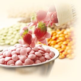 Callebaut Aardbeien Chocolade Druppels - 250 g