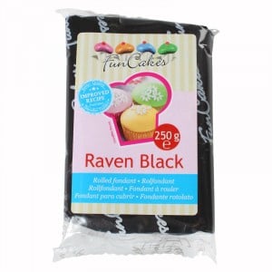 FunCakes Rolfondant Raven Black - 250 g