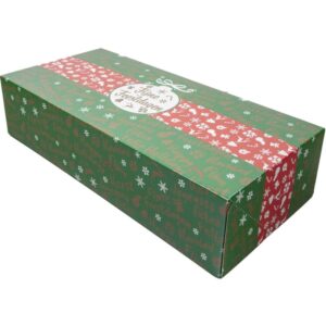 Stollen - Gebaksdoos Rood 34x16x8