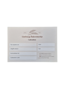Cadeaubon  €25,-